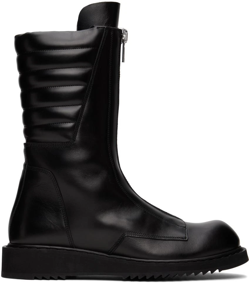 商品Rick Owens|Black Basket Creeper Boots,价格¥10655,第1张图片