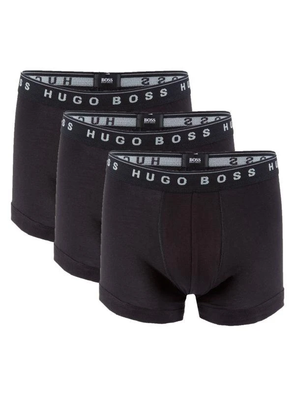 商品Hugo Boss|3-Pack Logo Boxer Briefs,价格¥198,第1张图片