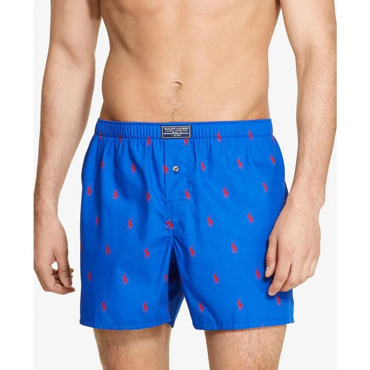 商品Ralph Lauren|Men's Classic Allover Pony Printed Boxers,价格¥143,第2张图片详细描述