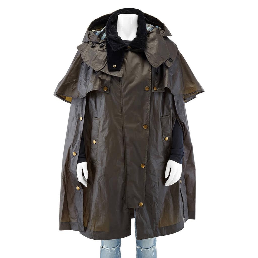 Burberry Ladies Bearsden Combo Coat, Size X-Small商品第1张图片规格展示