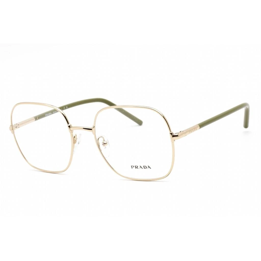 商品Prada|Prada Women's Eyeglasses - Full Rim Square Pale Gold Metal Frame | 0PR 56WV ZVN1O1,价格¥908,第1张图片