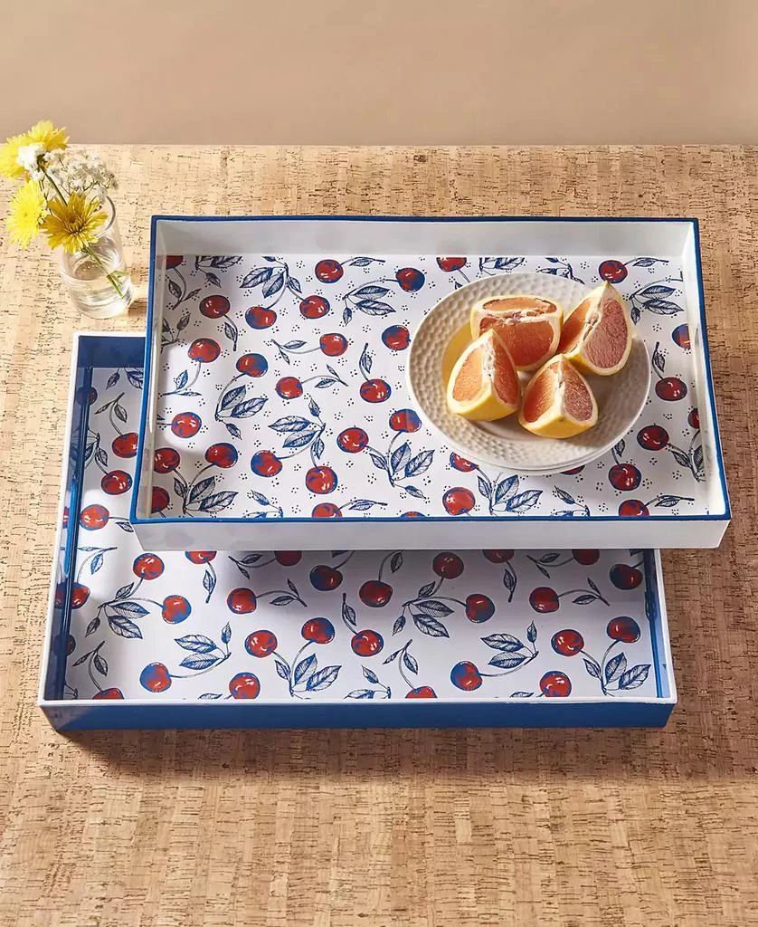 商品American Atelier|Bing Cherries Trays Set, 2 Piece,价格¥264,第2张图片详细描述