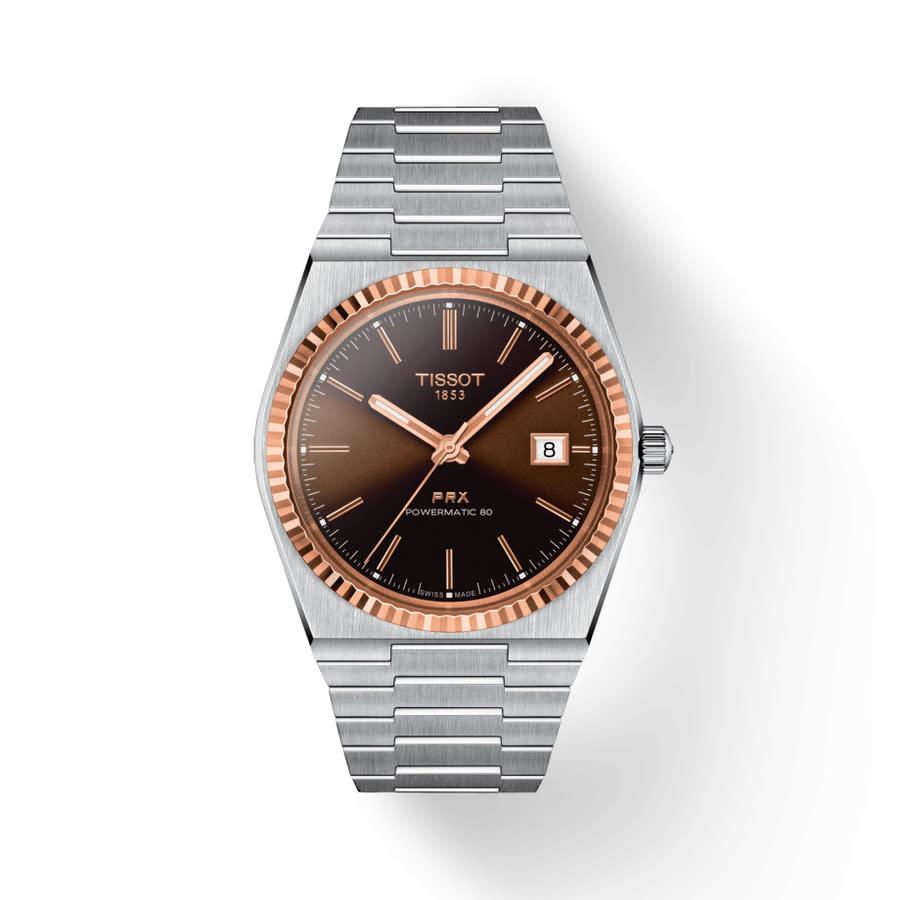 Tissot PRX Automatic Brown Dial Mens Watch T931.407.41.291.00商品第1张图片规格展示