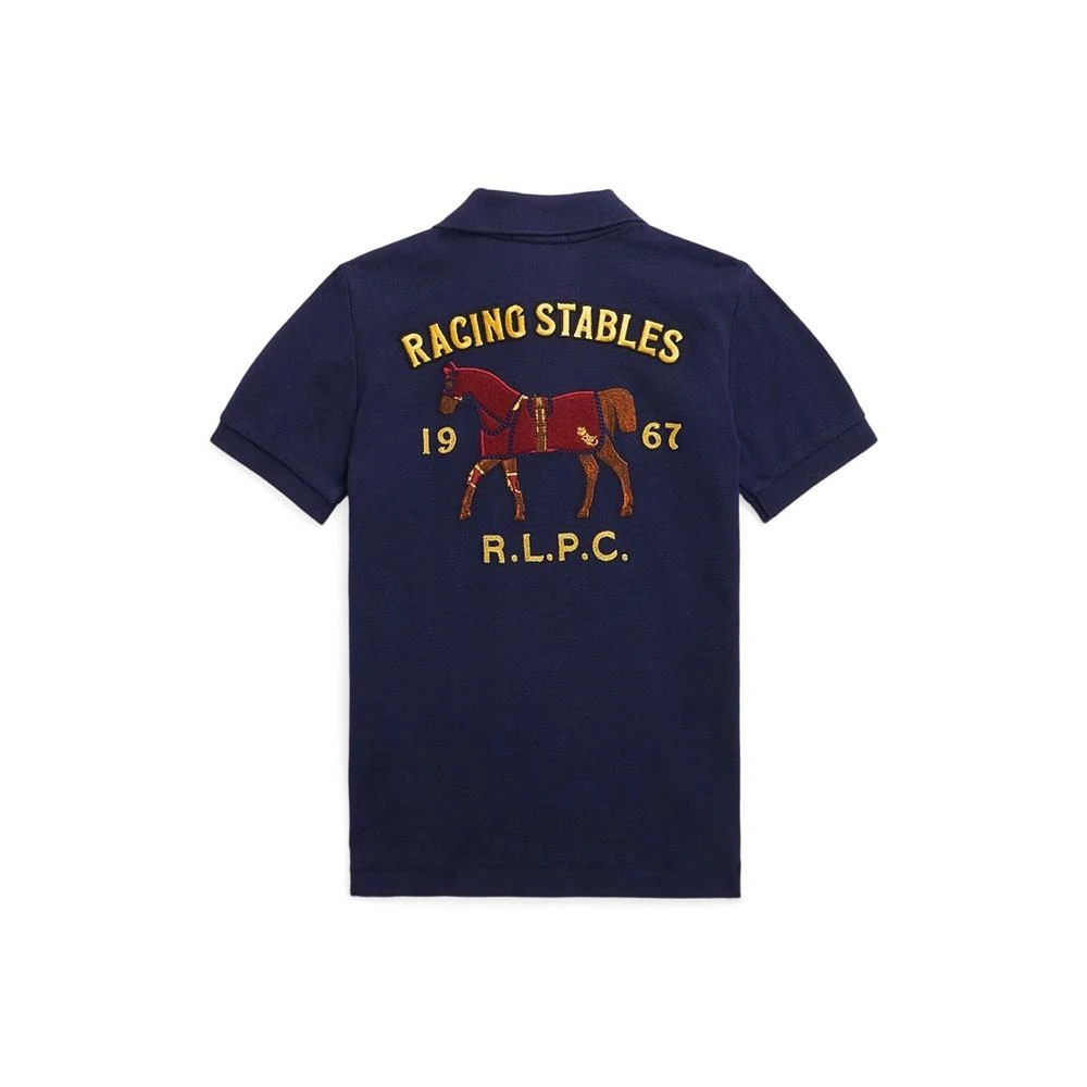 商品Ralph Lauren|Little Boys Mesh Graphic Polo Shirt,价格¥122,第2张图片详细描述