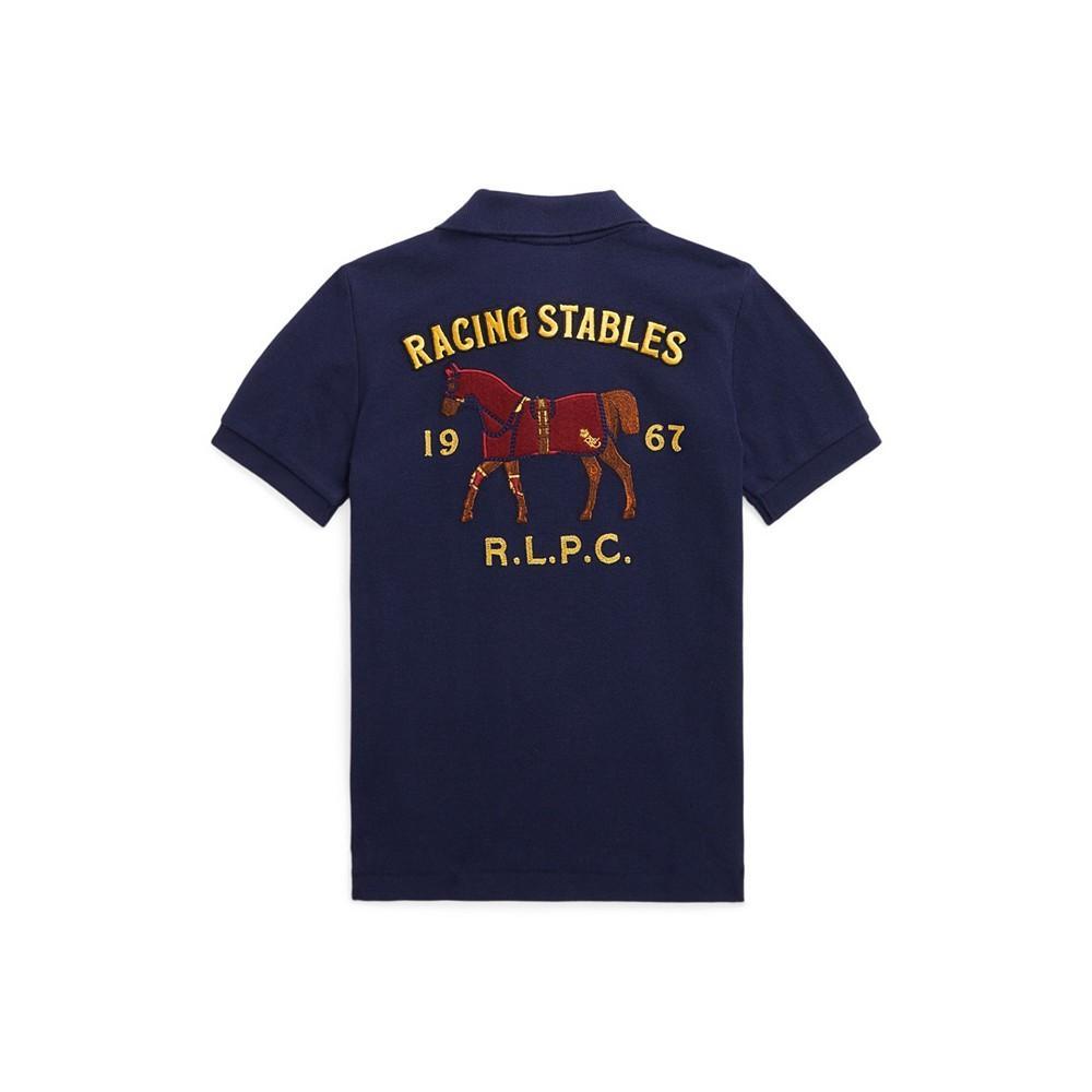 商品Ralph Lauren|Little Boys Mesh Graphic Polo Shirt,价格¥318,第4张图片详细描述