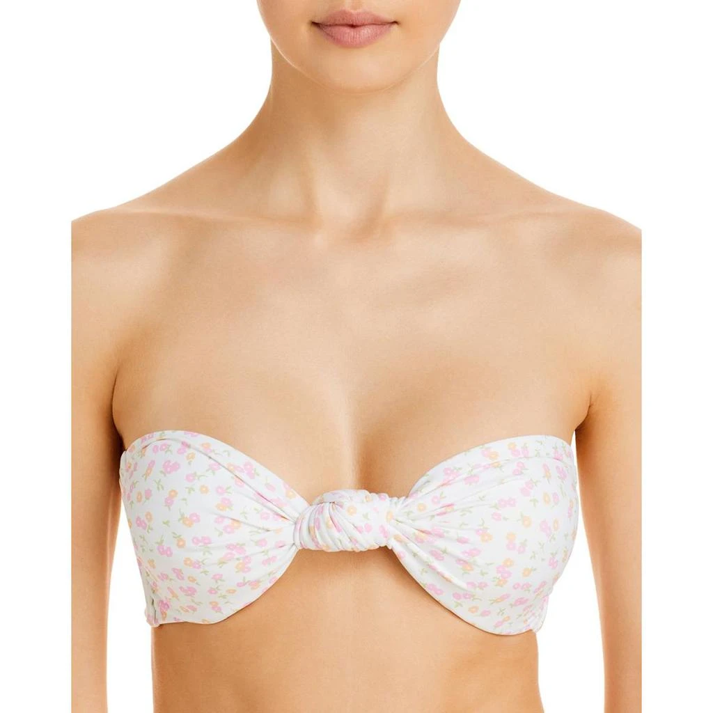 商品Charlie Holiday|Charlie Holiday Womens Cabo Floral Lined Swim Top Separates,价格¥31,第1张图片