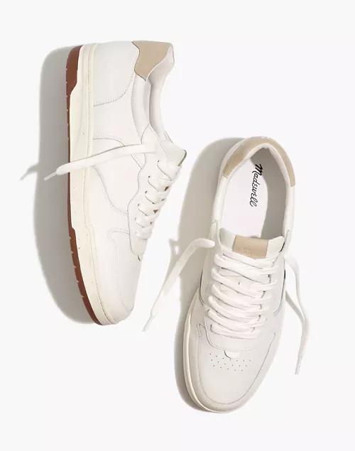 Court Sneakers in Colorblock Leather and Suede商品第6张图片规格展示