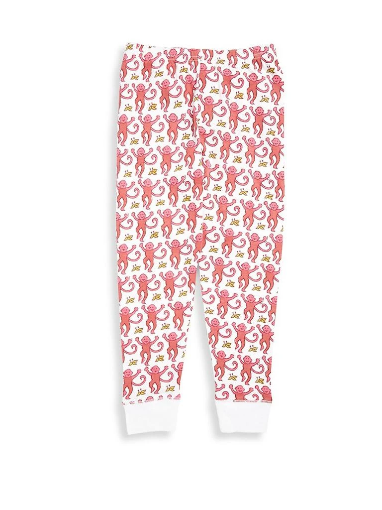 商品Roller Rabbit|Baby's, Little Girl's & Girl's 2-Piece Monkey Pajama Top & Pants Set,价格¥487,第3张图片详细描述