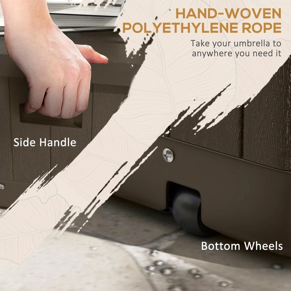 商品Streamdale Furniture|Streamdale Multipurpose Umbrella Stand Planter,价格¥1613,第3张图片详细描述