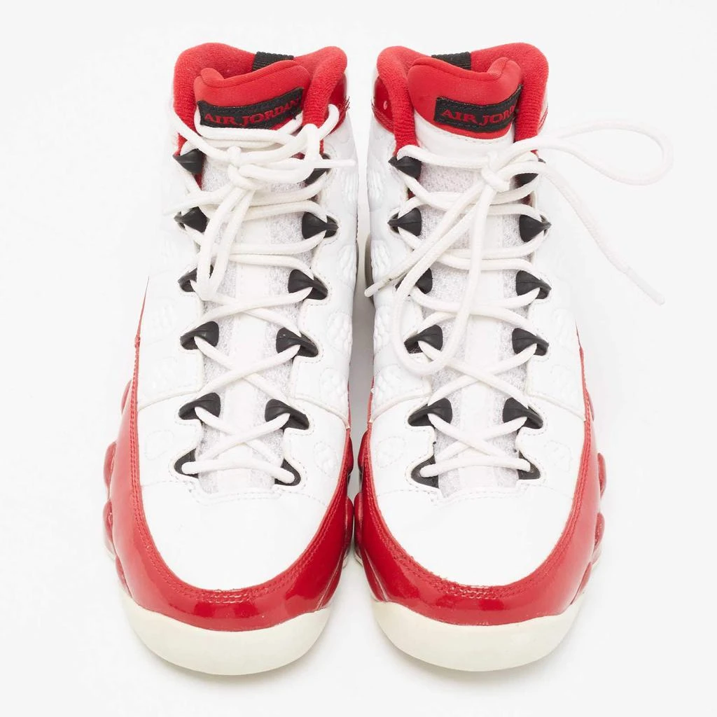商品[二手商品] Jordan|Air Jordan 9 Gym Red/White Patent and Leather Retro Mid-Top Sneakers Size 38.5,价格¥1361,第3张图片详细描述
