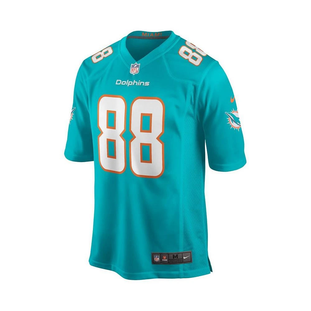 商品NIKE|Men's Mike Gesicki Aqua Miami Dolphins Game Jersey,价格¥977,第2张图片详细描述