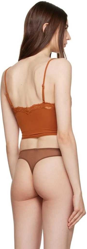 商品SKIMS|Brown Fits Everybody Corded Lace Camisole,价格¥254,第3张图片详细描述