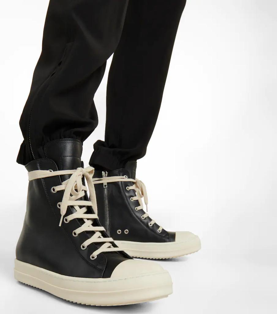 商品Rick Owens|皮革高帮运动鞋,价格¥6970,第6张图片详细描述