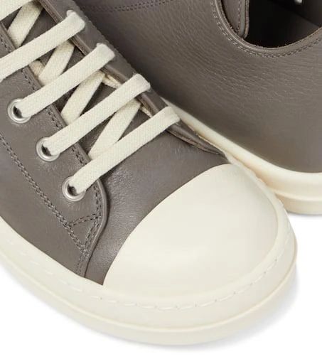 商品Rick Owens|Strobe leather sneakers,价格¥3851,第5张图片详细描述