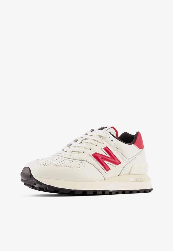 商品New Balance|574 Low-Top Sneakers in Angora with Crimson,价格¥1332,第4张图片详细描述