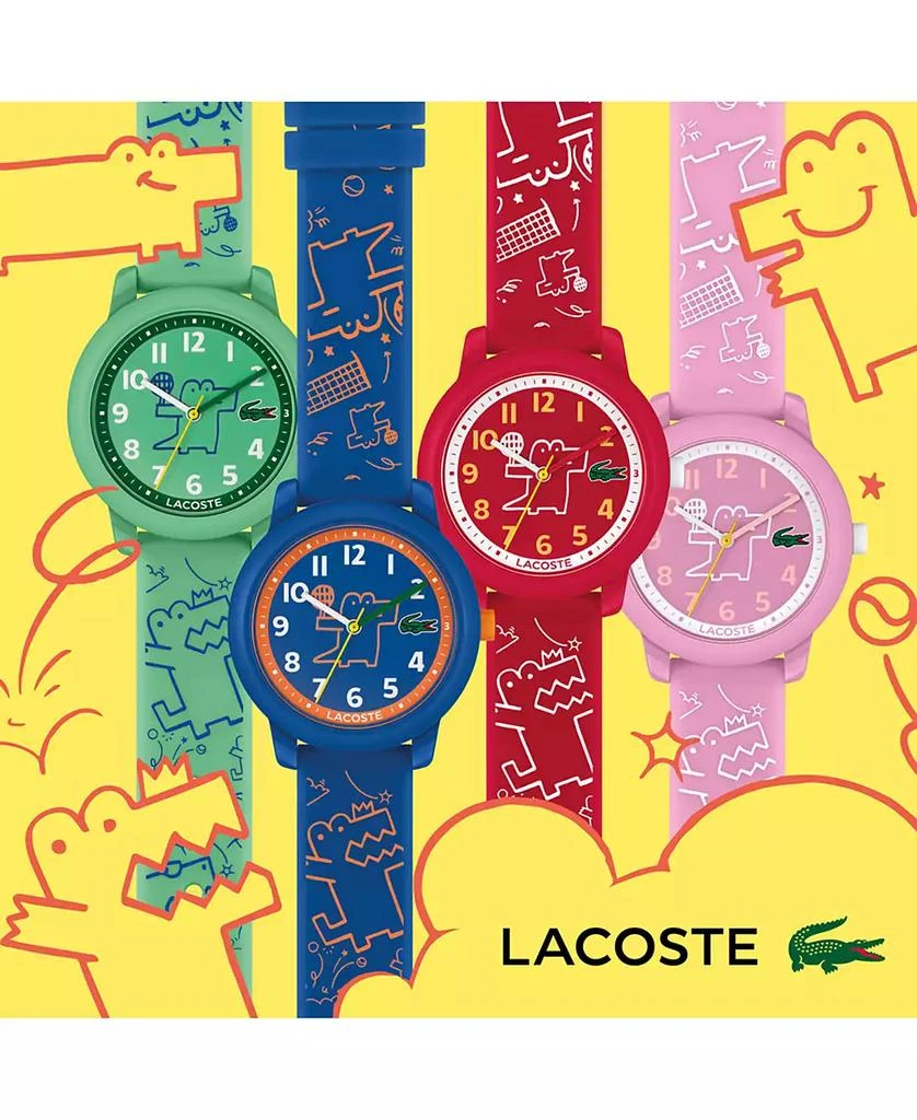 商品Lacoste|Kid's Green Printed Silicone Strap Watch 33mm,价格¥367,第4张图片详细描述