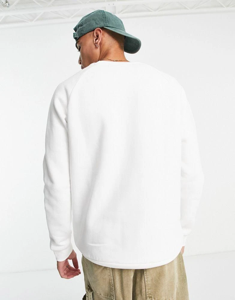 商品Adidas|adidas Originals essentials sweatshirt with small logo in white,价格¥256,第3张图片详细描述