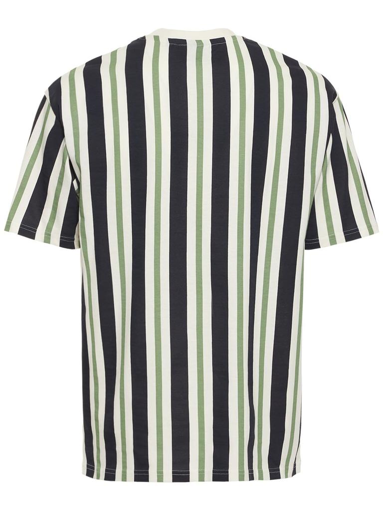 Oversize Pinstriped Jersey T-shirt商品第5张图片规格展示