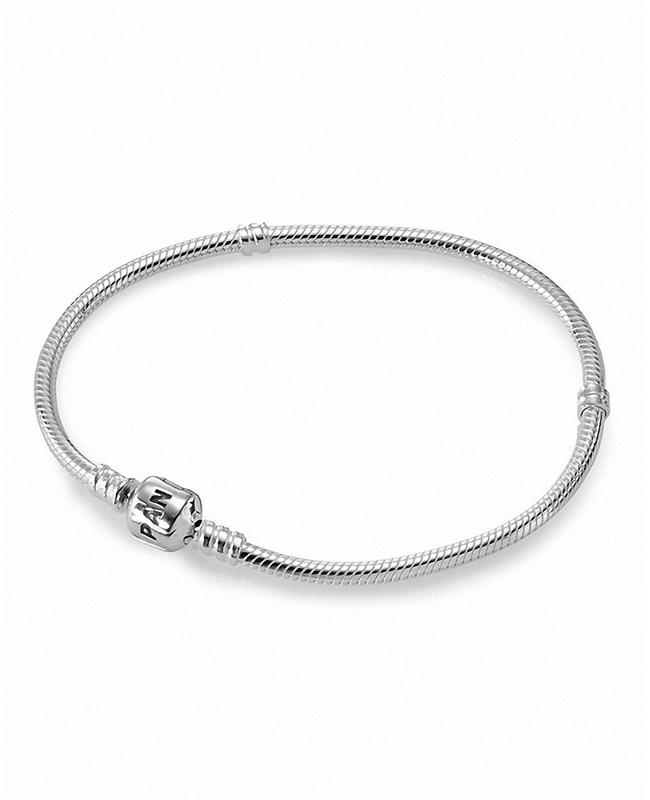 Pandora Iconic 20cm Silver Charm Bangle Bracelet 590702HV-20商品第1张图片规格展示