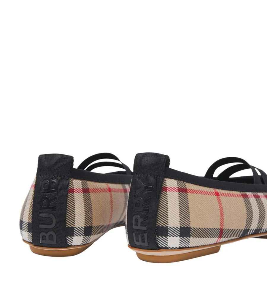 商品Burberry|Vintage Check Mini Grace Flats,价格¥2549,第5张图片详细描述