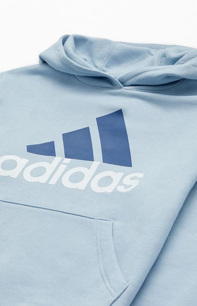 商品Adidas|Kids Blue Essential Sportswear Logo Hoodie,价格¥90,第2张图片详细描述