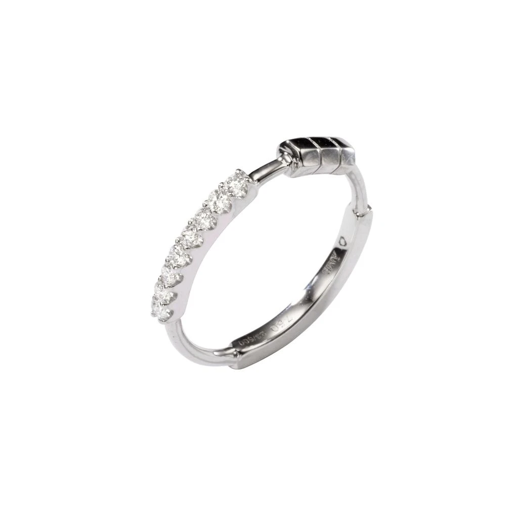 商品AME|Âme Totem 18K White Gold, Lab-Grown Diamond 0.37ct. Tw. Light B, Band Ring Sz. 6,价格¥3965,第1张图片