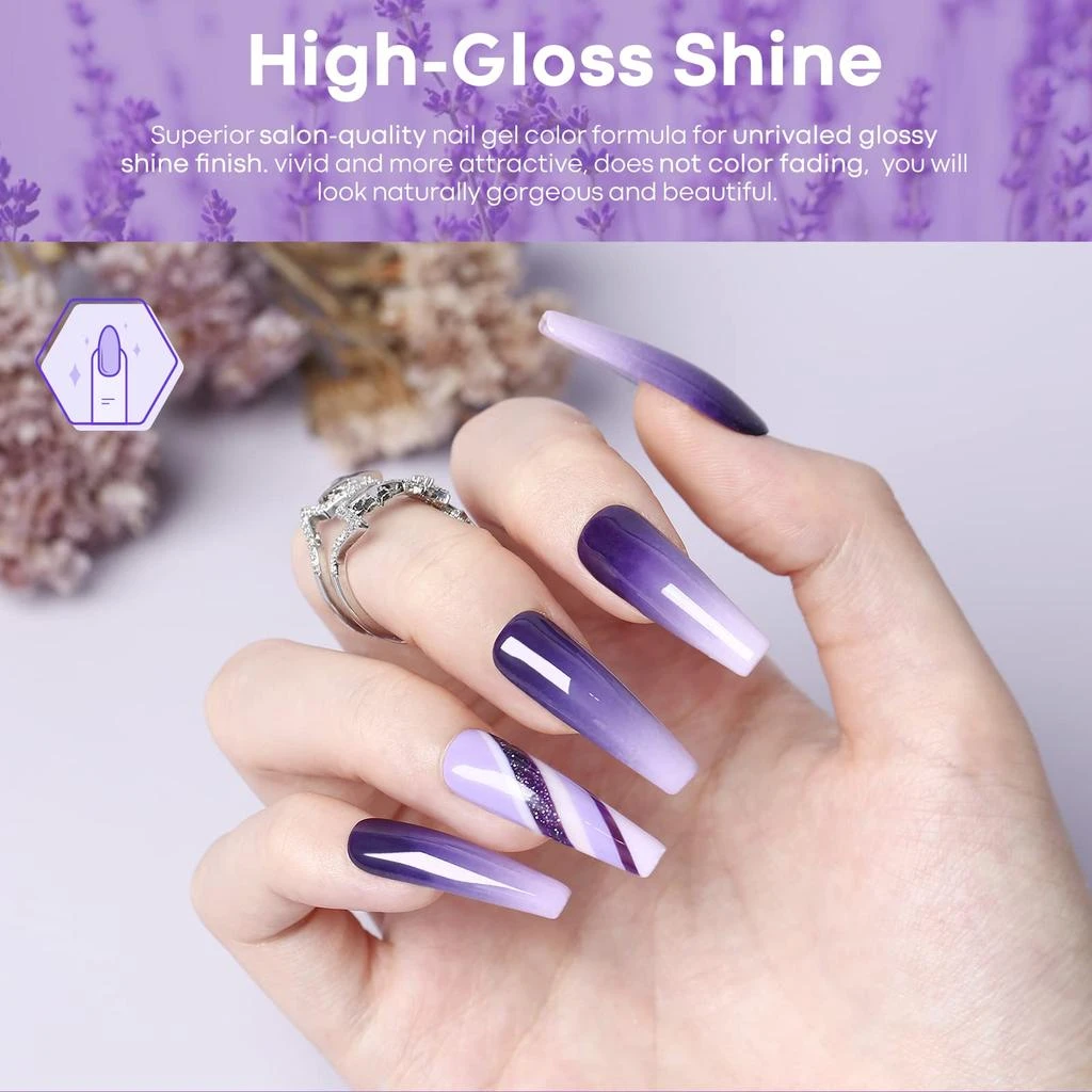 6 Shades Gel Nail Polish Set Collection 商品