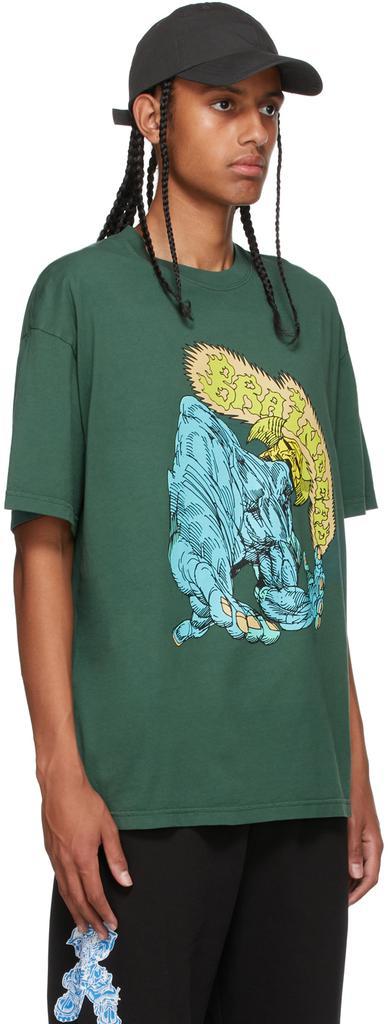 商品Brain Dead|Green Twister T-Shirt,价格¥486,第4张图片详细描述