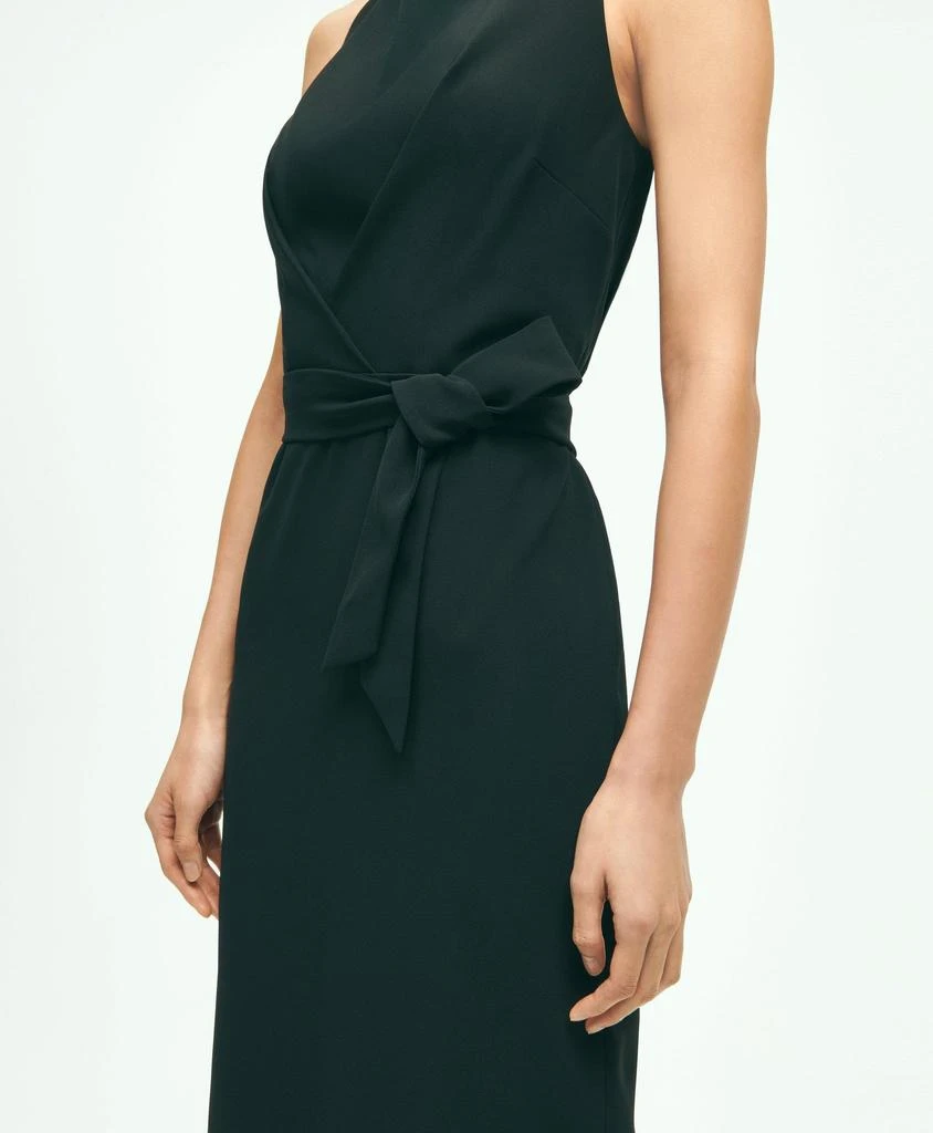 商品Brooks Brothers|Sleeveless Fine Twill Crepe Sheath Dress,价格¥1039,第4张图片详细描述