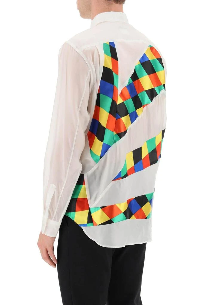 商品Comme des Garcons|SEMI-TRANSPARENT PATCHWORK SHIRT,价格¥2433,第4张图片详细描述