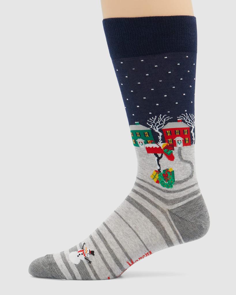 Men's 6-Pack Christmas Crew Socks Set商品第3张图片规格展示