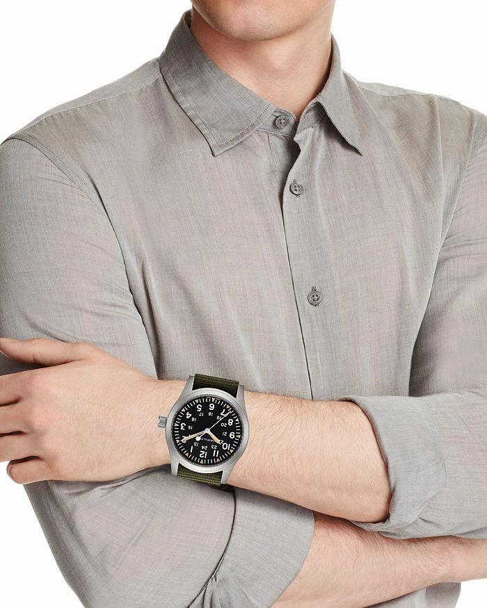 商品Hamilton|Mechanical Khaki Field Watch, 42mm,价格¥5219,第2张图片详细描述