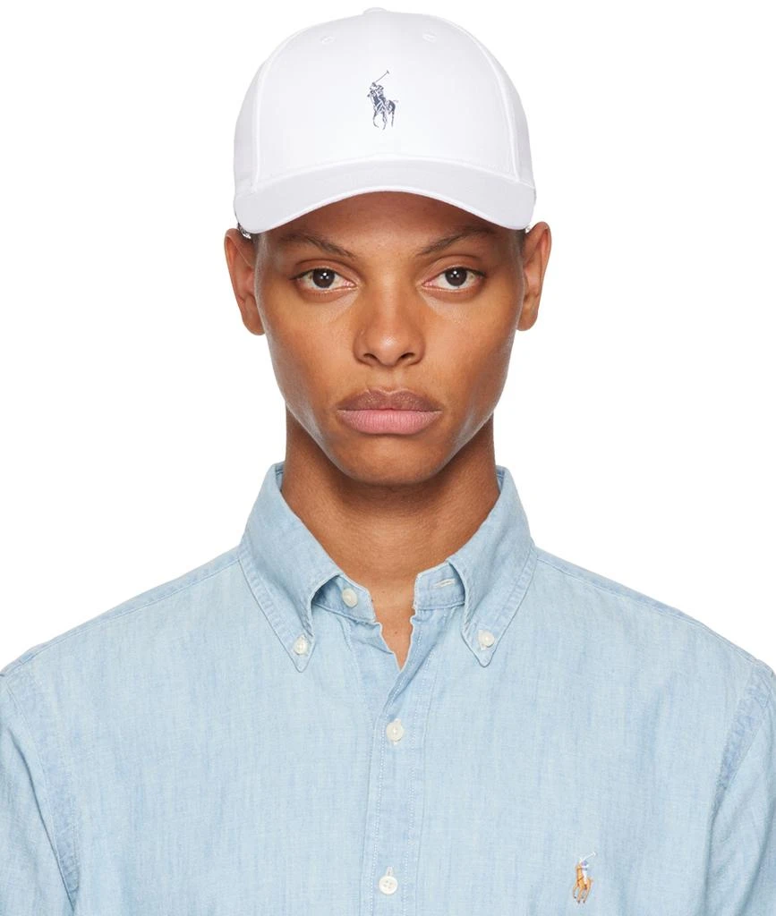 商品Ralph Lauren|White Cotton Cap,价格¥302,第1张图片