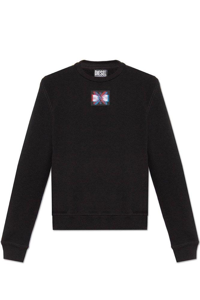 Diesel Graphic Printed Crewneck Sweatshirt商品第1张图片规格展示