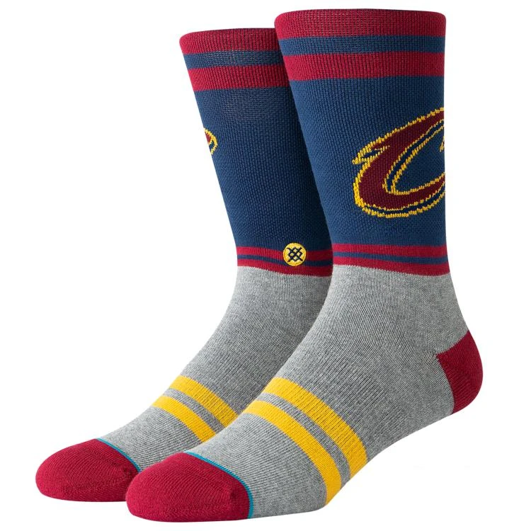 商品Stance|Stance NBA City Gym Logo Socks - Men's NBA联名袜,价格¥61,第1张图片