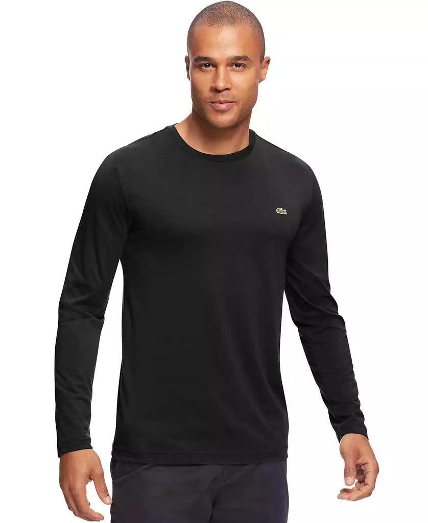 商品Lacoste|Men's Long Sleeve Crew Neck Jersey T-Shirt,价格¥524,第1张图片