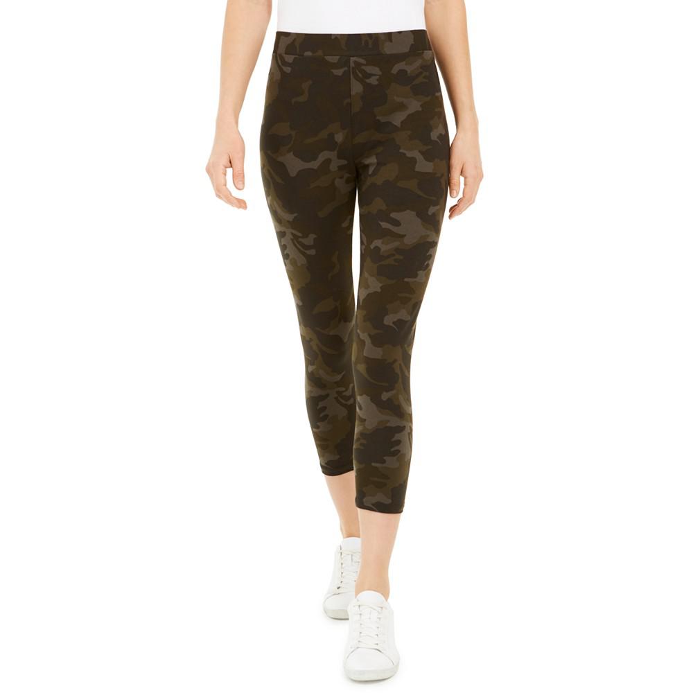 Women's Printed Capri Leggings, Created for Macy's商品第1张图片规格展示