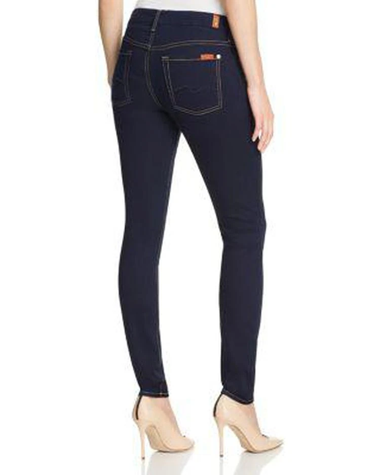 商品7 For All Mankind|b(air) The Skinny Jeans in Rinsed Indigo 紧身牛仔裤,价格¥570,第2张图片详细描述