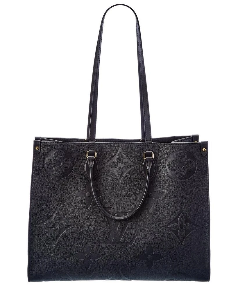 商品[二手商品] Louis Vuitton|Louis Vuitton Black Monogram Empreinte Leather OnTheGo GM (Authentic Pre-,价格¥27788,第1张图片