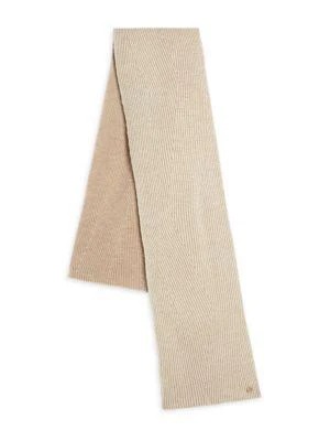 商品Calvin Klein|Metallic Ribbed Scarf,价格¥135,第2张图片详细描述