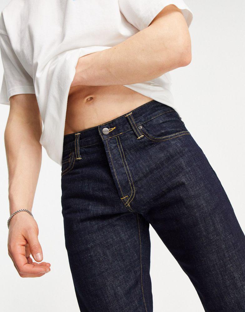 Carhartt WIP klondike regular tapered jeans in blue rinse商品第3张图片规格展示