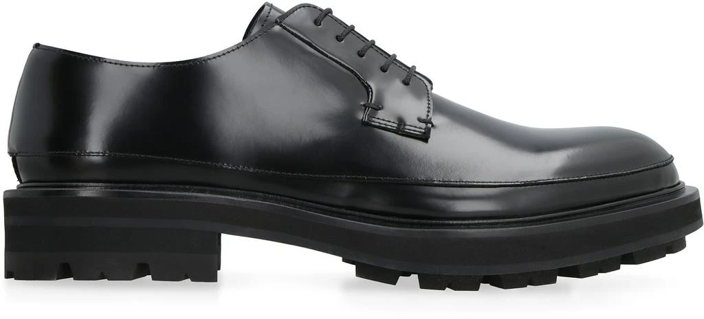 商品Alexander McQueen|LEATHER LACE-UP DERBY SHOES,价格¥5607,第2张图片详细描述