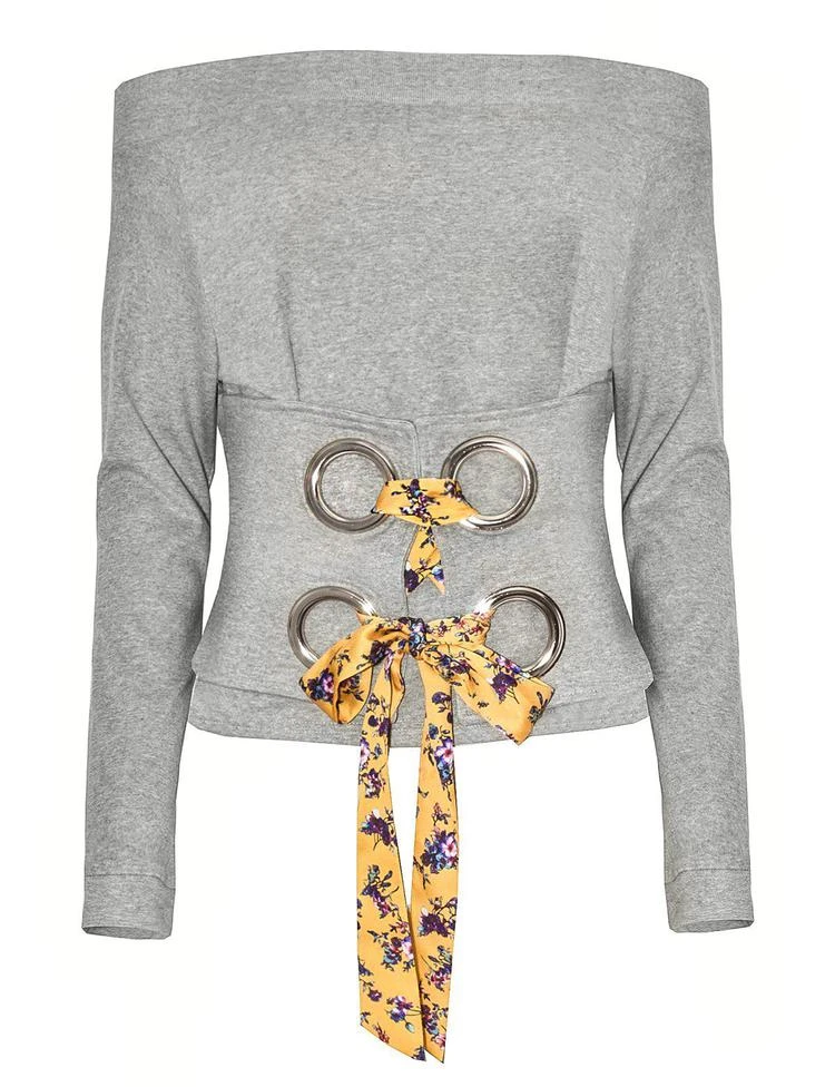 Eyelet Scarf Tie OTS Sweatshirt 商品