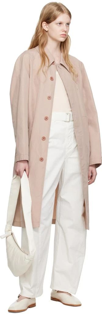 商品Lemaire|Beige Belted Lightweight Coat,价格¥2642,第4张图片详细描�述