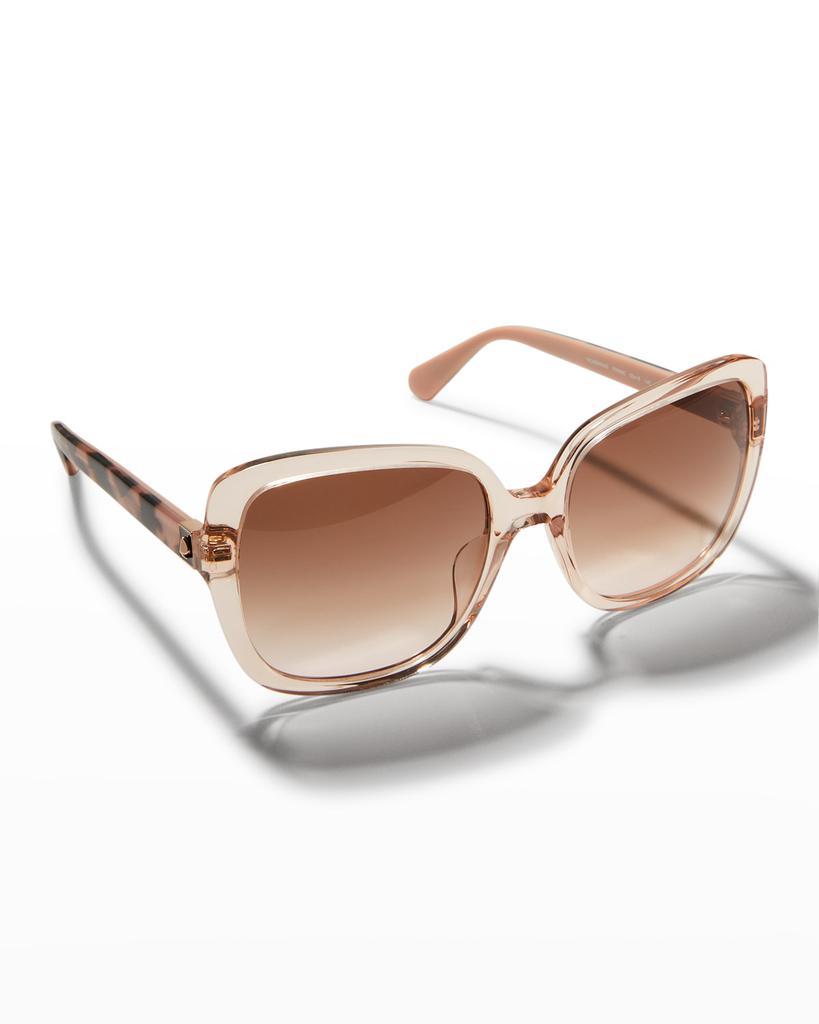 商品Kate Spade|wilheminas polarized square acetate sunglasses,价格¥1339,第1张图片
