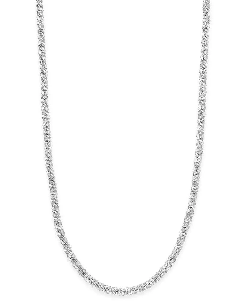 商品Giani Bernini|Giani Bernini 20" Sparkle Link Chain Necklace in Sterling Silver, Created for (Also in 18k Gold Over Sterling Silver),价格¥1374,第1张图片