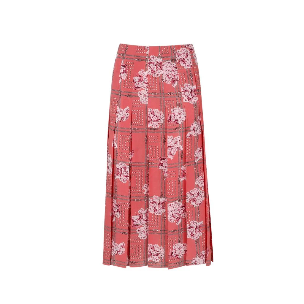 商品Gucci|Gucci Pleated Midi Skirt,价格¥6653,第1张图片