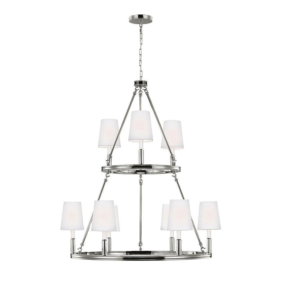 商品Sean Lavin|Visual Comfort Lismore Large Nine Light Chandelier,价格¥9480,第1张图片详细描述