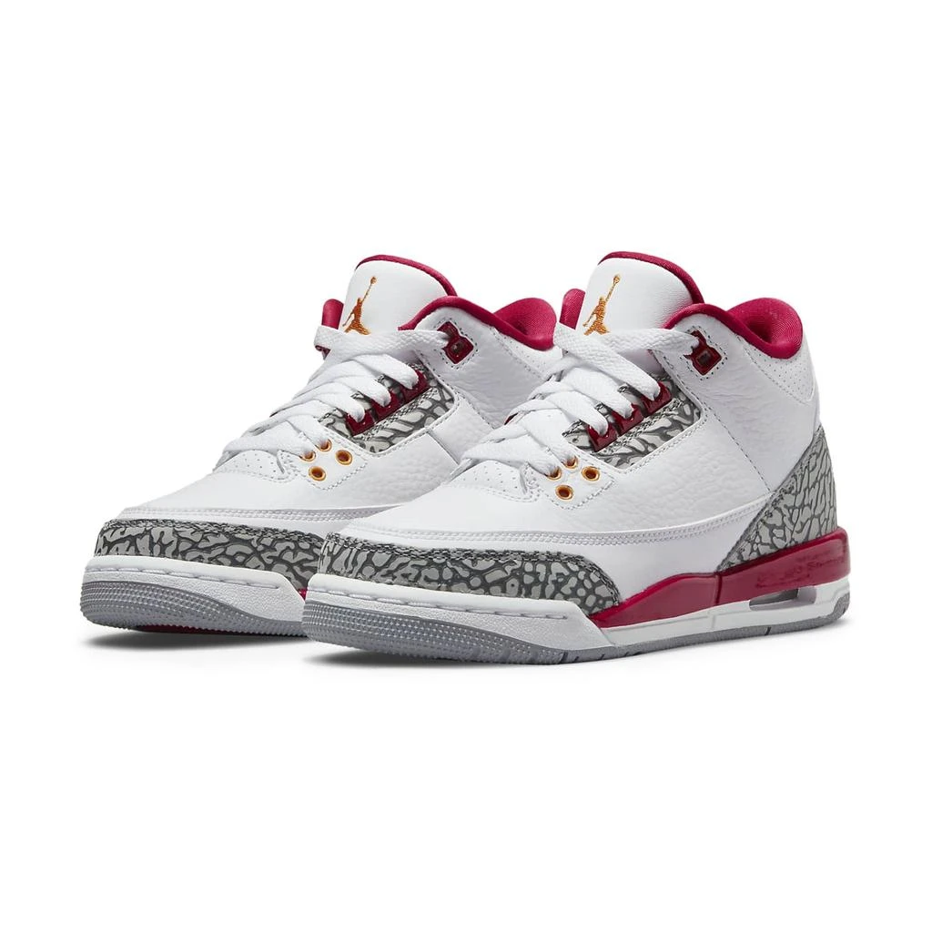 商品Jordan|Air Jordan 3 Retro Cardinal Red (GS),价格¥943,第2张图片详细描述