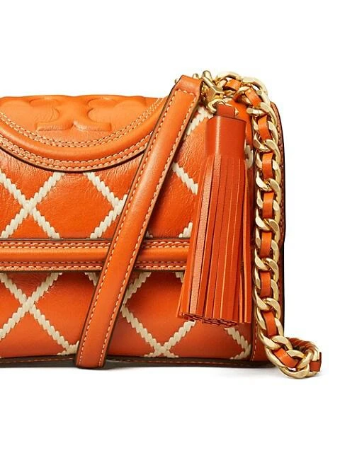 商品Tory Burch|Fleming Pop Quilt Small Convertible Shoulder Bag,价格¥3115,第3张图片详细描述